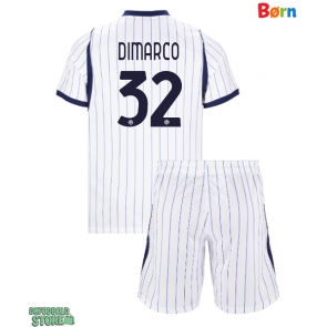 Inter Milan Federico Dimarco #32 Replika Babytøj Udebanesæt Børn 2026-27 Kortærmet (+ Korte bukser)